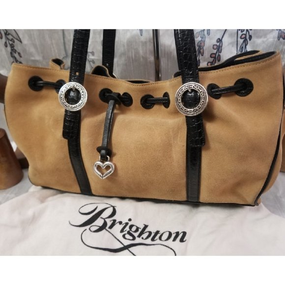 Suede Brighton Handbag, Cinclaire Brighton Bag - Picture 3 of 15